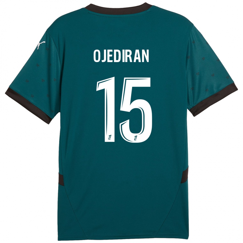 Herren Hamzat Ojediran #15 Dunkelgrün Auswärtstrikot Trikot 2024/25 T-Shirt