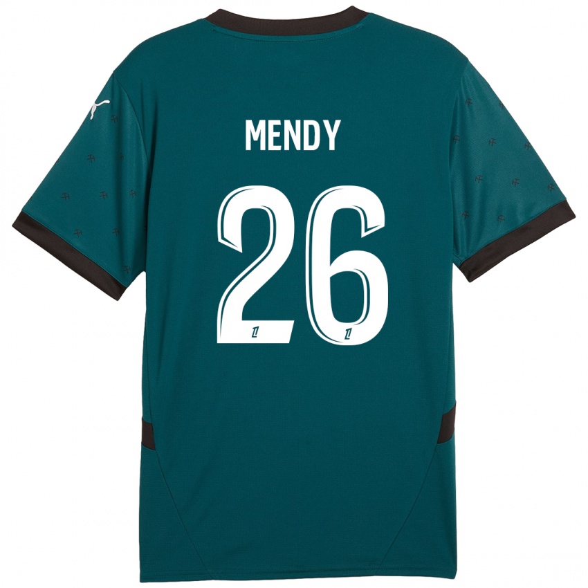 Herren Nampalys Mendy #26 Dunkelgrün Auswärtstrikot Trikot 2024/25 T-Shirt