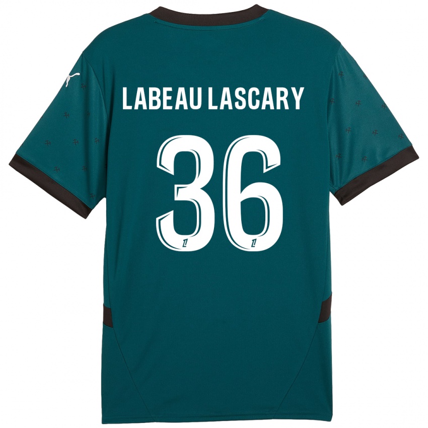 Herren Rémy Labeau Lascary #36 Dunkelgrün Auswärtstrikot Trikot 2024/25 T-Shirt