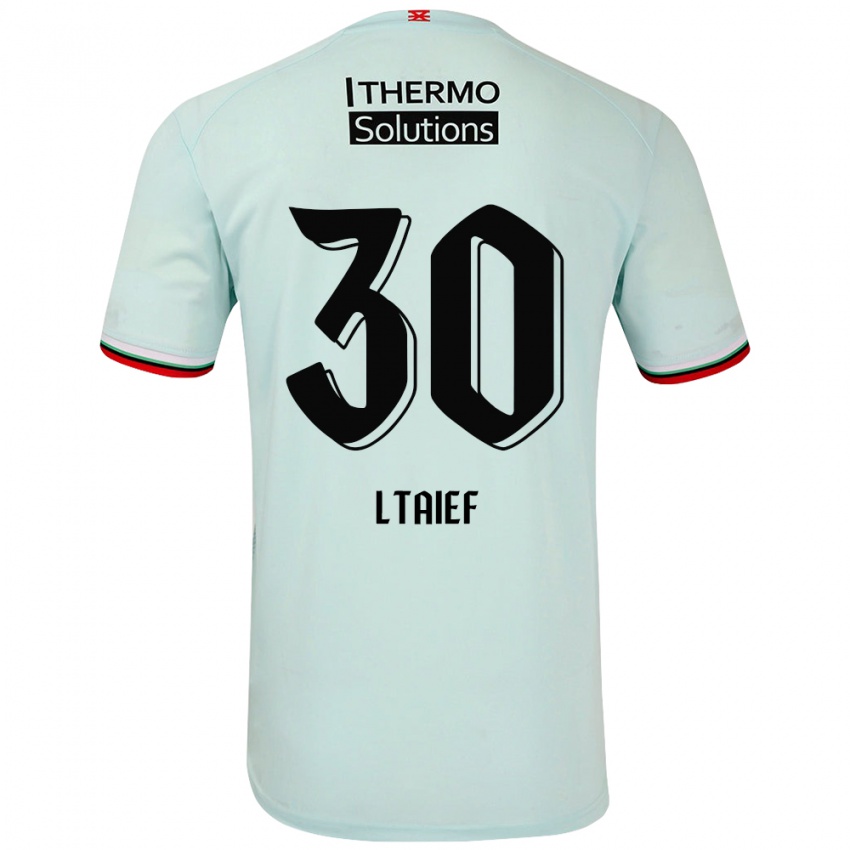 Herren Sayfallah Ltaief #30 Hellgrün Auswärtstrikot Trikot 2024/25 T-Shirt