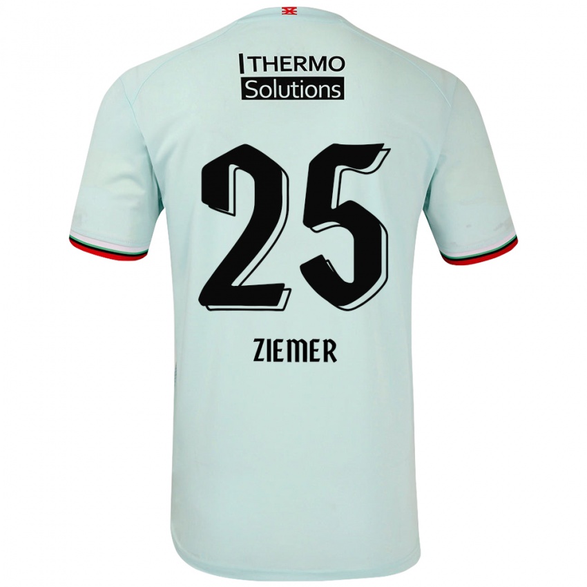 Herren Taylor Ziemer #25 Hellgrün Auswärtstrikot Trikot 2024/25 T-Shirt