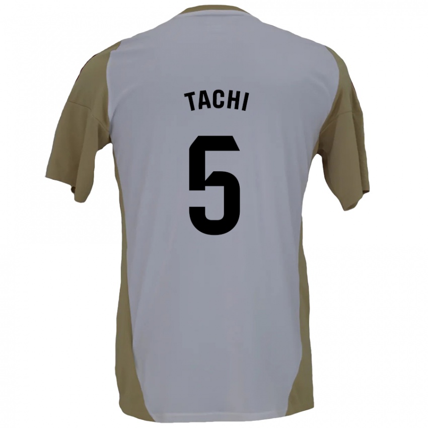 Herren Tachi #5 Braunweiß Auswärtstrikot Trikot 2024/25 T-Shirt