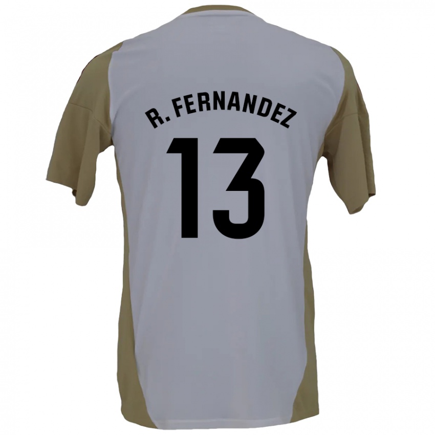 Herren Raúl Fernández #13 Braunweiß Auswärtstrikot Trikot 2024/25 T-Shirt