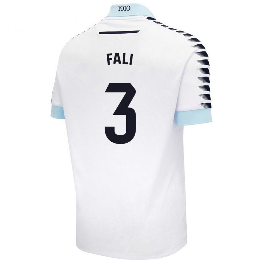 Herren Fali #3 Weiß Blau Auswärtstrikot Trikot 2024/25 T-Shirt