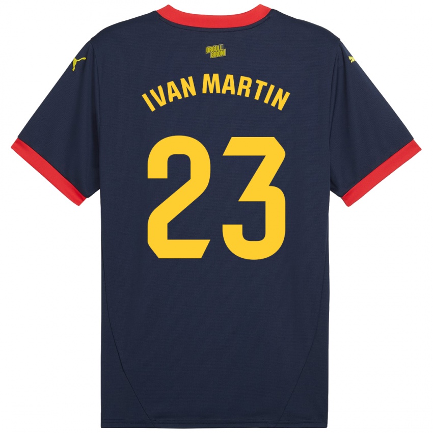 Herren Iván Martín #23 Marinerot Auswärtstrikot Trikot 2024/25 T-Shirt