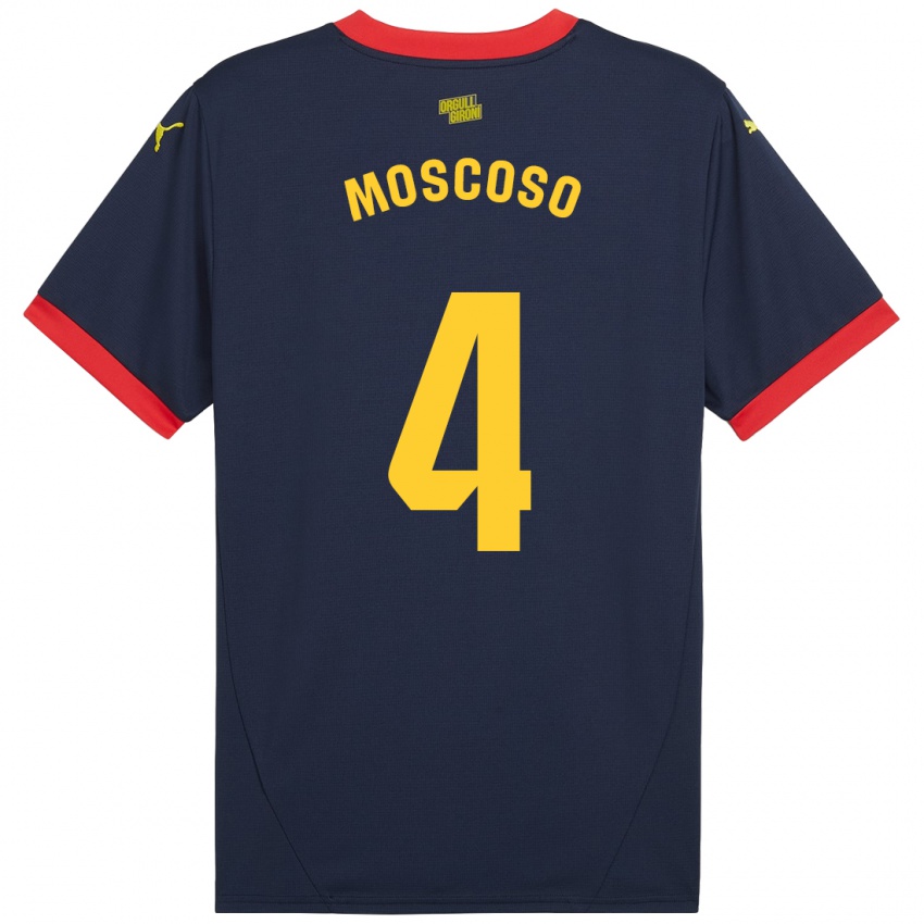 Herren Miriam Moscoso #4 Marinerot Auswärtstrikot Trikot 2024/25 T-Shirt