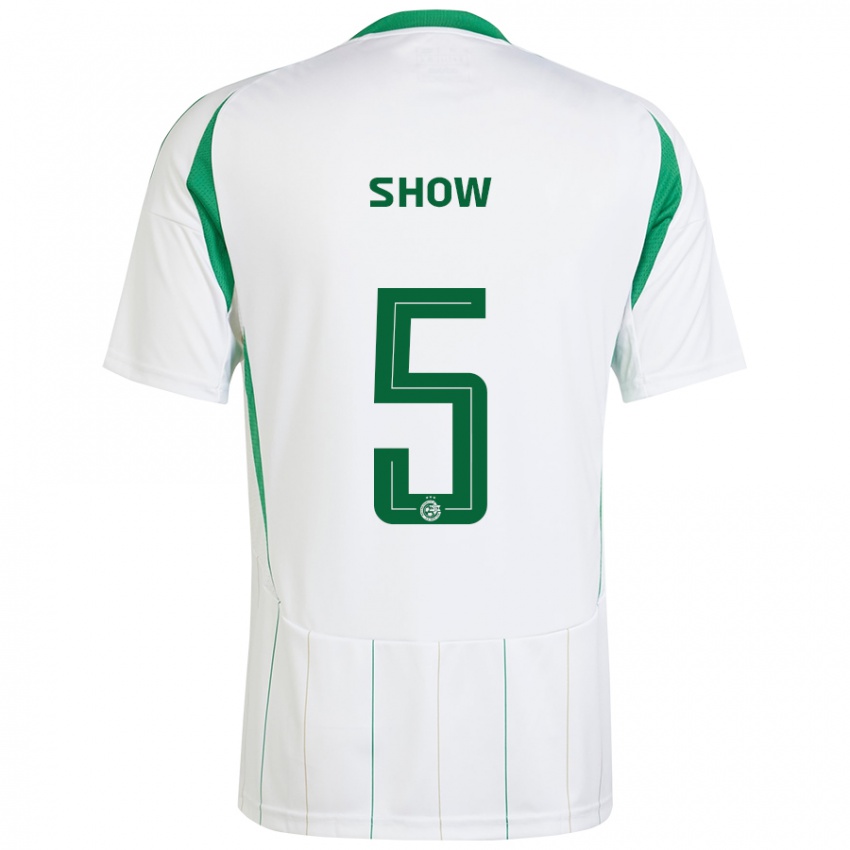 Herren Show #5 Weiß Grün Auswärtstrikot Trikot 2024/25 T-Shirt