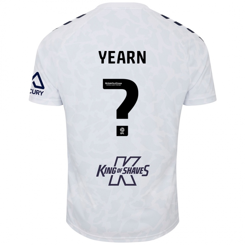 Herren Kai Yearn #0 Weiß Auswärtstrikot Trikot 2024/25 T-Shirt