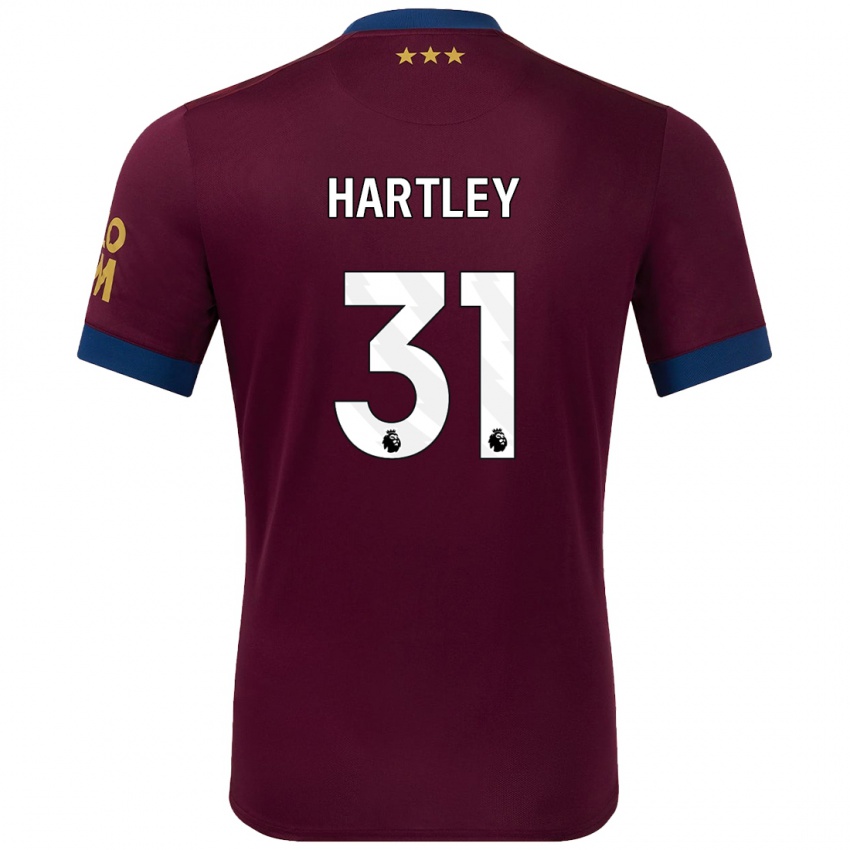 Herren Laura Hartley #31 Braun Auswärtstrikot Trikot 2024/25 T-Shirt