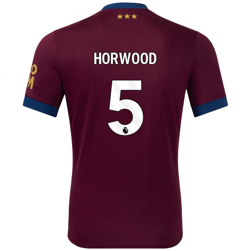 Herren Bonnie Horwood #5 Braun Auswärtstrikot Trikot 2024/25 T-Shirt