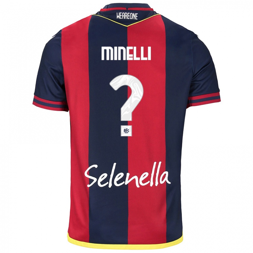 Damen Leo Minelli #0 Rot Königsblau Heimtrikot Trikot 2024/25 T-Shirt