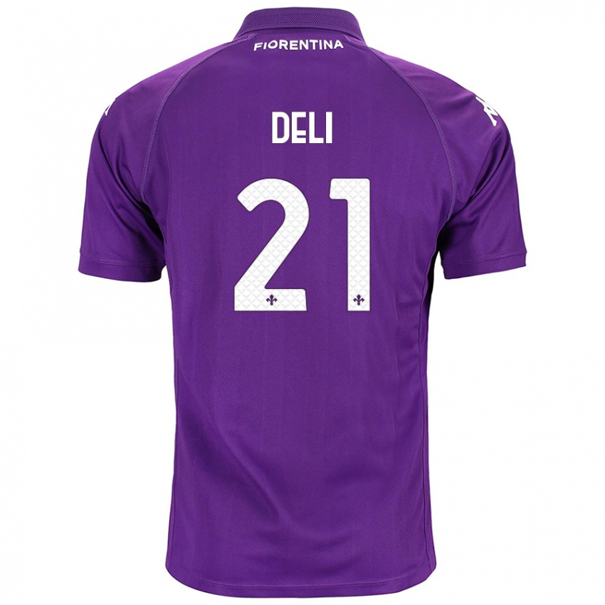 Damen Lapo Deli #21 Violett Heimtrikot Trikot 2024/25 T-Shirt