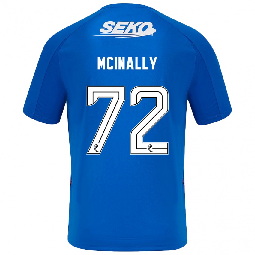 Damen Darren Mcinally #72 Dunkelblau Heimtrikot Trikot 2024/25 T-Shirt