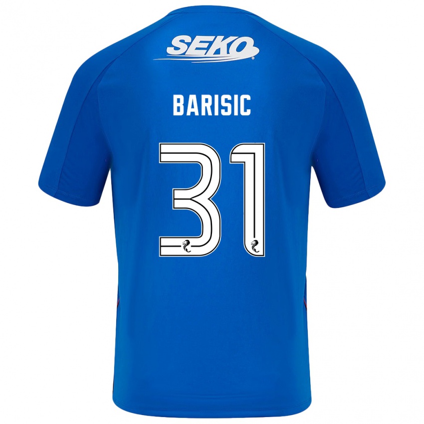 Damen Borna Barisic #31 Dunkelblau Heimtrikot Trikot 2024/25 T-Shirt