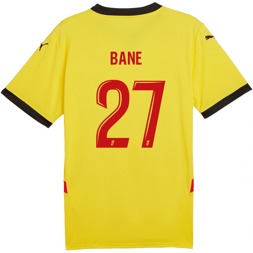 Damen Sidi Bane #27 Gelb Rot Heimtrikot Trikot 2024/25 T-Shirt