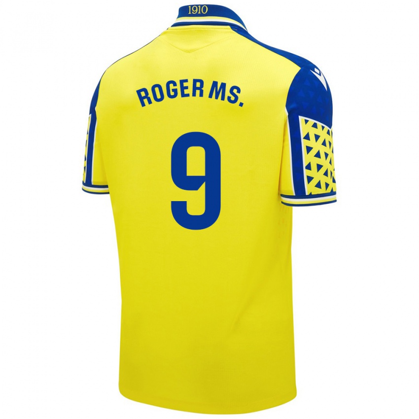 Damen Roger Martí #9 Gelb Blau Heimtrikot Trikot 2024/25 T-Shirt