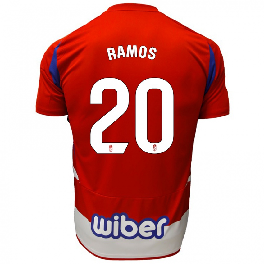 Damen Lucía Ramos #20 Rot Weiß Blau Heimtrikot Trikot 2024/25 T-Shirt