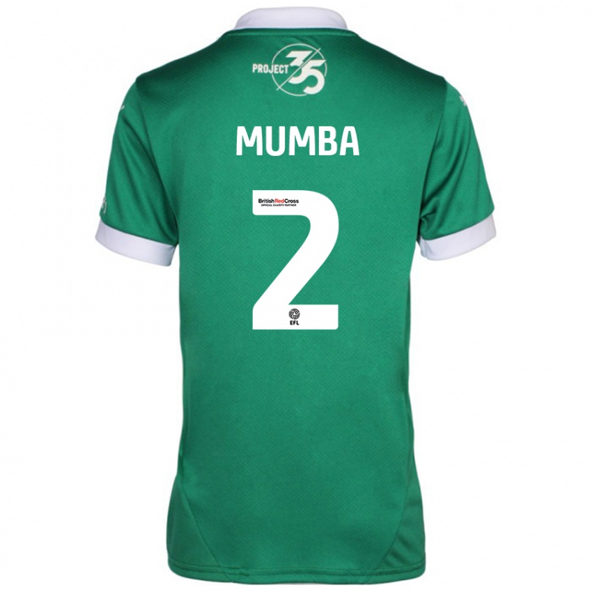 Damen Bali Mumba #2 Grün Weiß Heimtrikot Trikot 2024/25 T-Shirt