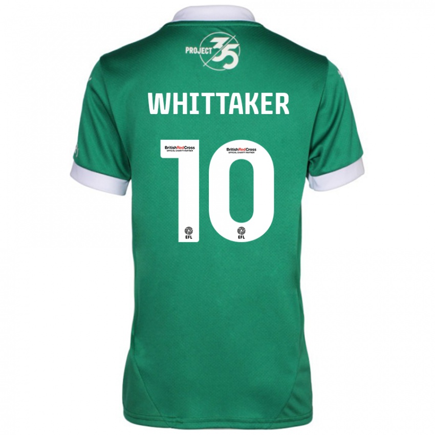 Damen Morgan Whittaker #10 Grün Weiß Heimtrikot Trikot 2024/25 T-Shirt