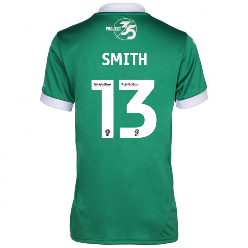 Damen Grace Smith #13 Grün Weiß Heimtrikot Trikot 2024/25 T-Shirt