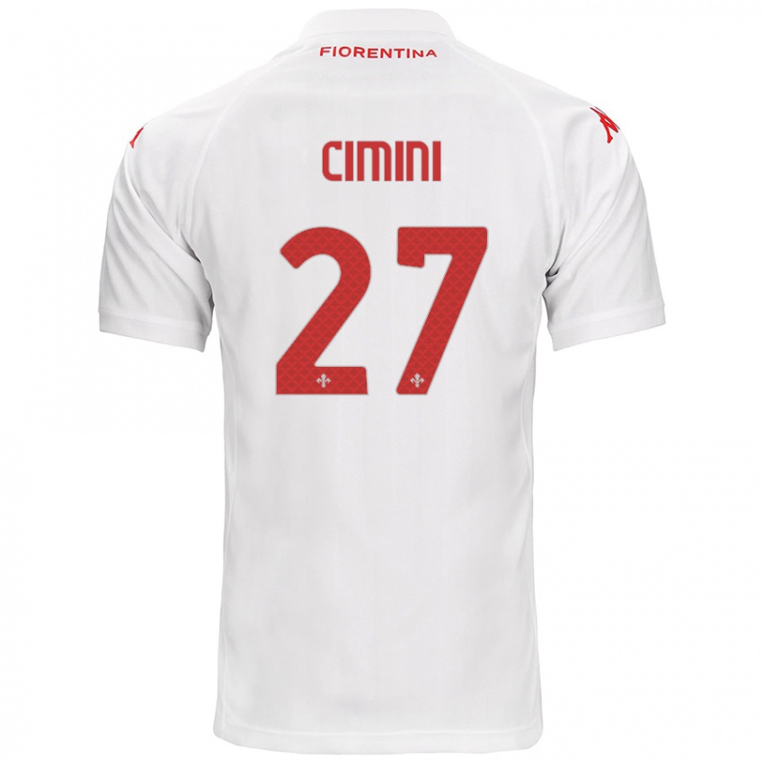 Damen Linda Tucceri Cimini #27 Weiß Auswärtstrikot Trikot 2024/25 T-Shirt