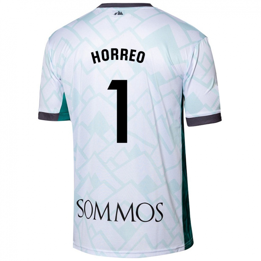 Damen Berto Hórreo #1 Weiß Grün Auswärtstrikot Trikot 2024/25 T-Shirt