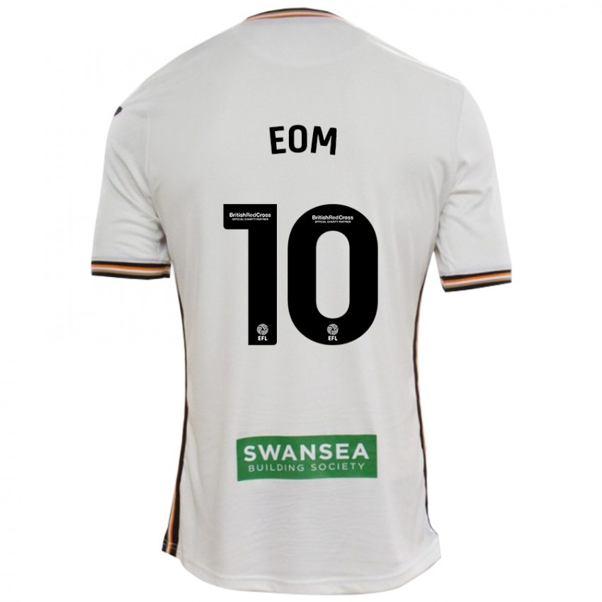 Kinder Ji-Sung Eom #10 Rot Weiß Heimtrikot Trikot 2024/25 T-Shirt