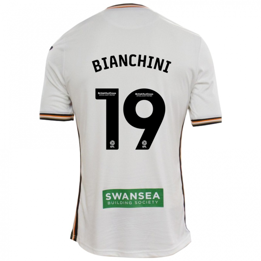 Kinder Florian Bianchini #19 Rot Weiß Heimtrikot Trikot 2024/25 T-Shirt