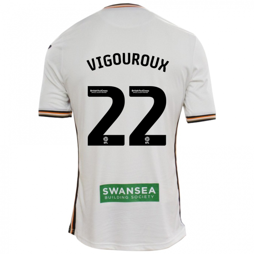 Kinder Lawrence Vigouroux #22 Rot Weiß Heimtrikot Trikot 2024/25 T-Shirt