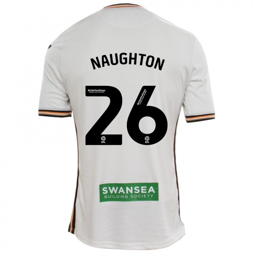 Kinder Kyle Naughton #26 Rot Weiß Heimtrikot Trikot 2024/25 T-Shirt