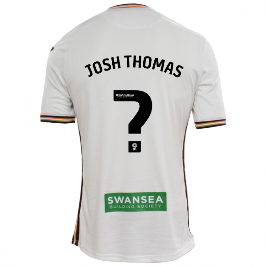 Kinder Josh Thomas #0 Rot Weiß Heimtrikot Trikot 2024/25 T-Shirt