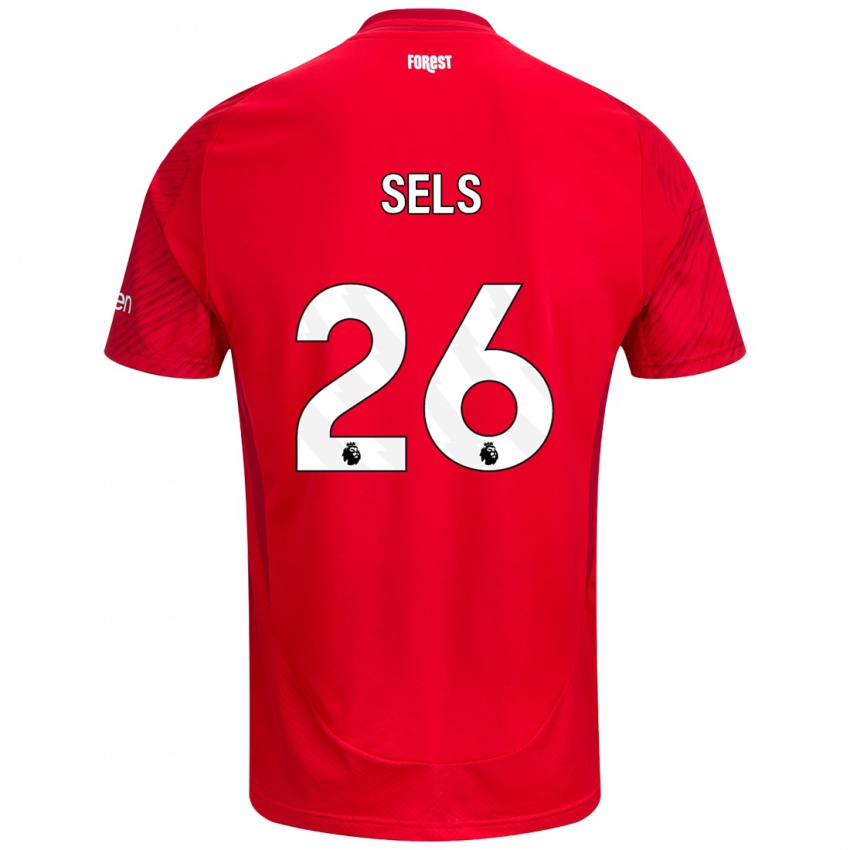 Kinder Matz Sels #26 Rot Weiß Heimtrikot Trikot 2024/25 T-Shirt