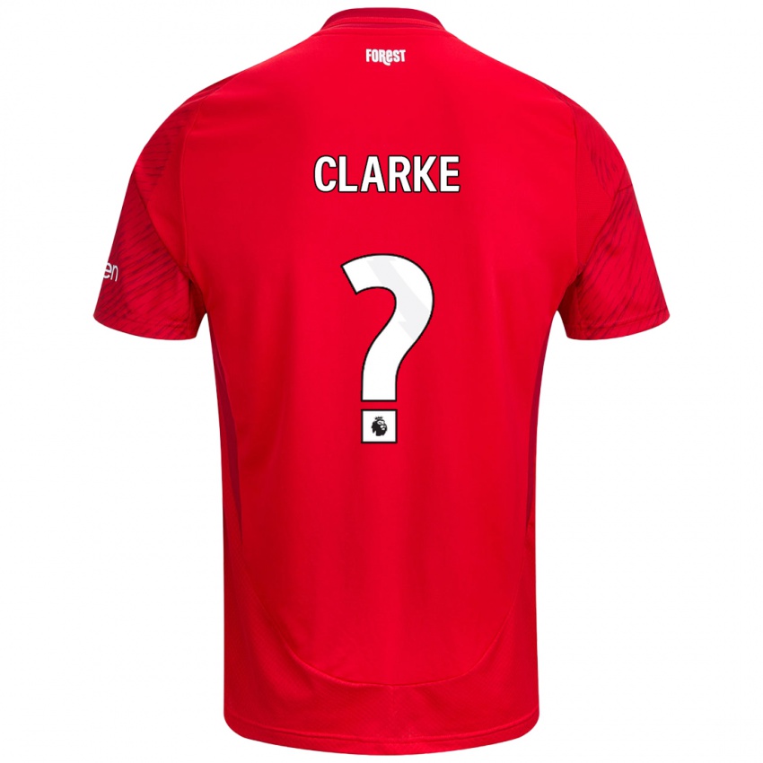 Kinder Kristian Clarke #0 Rot Weiß Heimtrikot Trikot 2024/25 T-Shirt