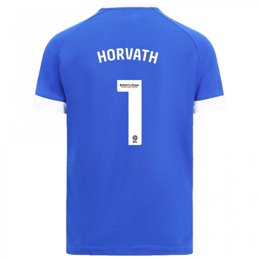 Kinder Ethan Horvath #1 Himmelblau Heimtrikot Trikot 2024/25 T-Shirt