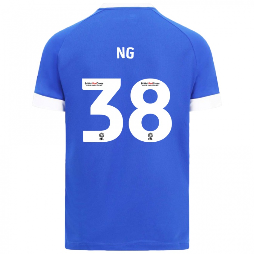 Kinder Perry Ng #38 Himmelblau Heimtrikot Trikot 2024/25 T-Shirt