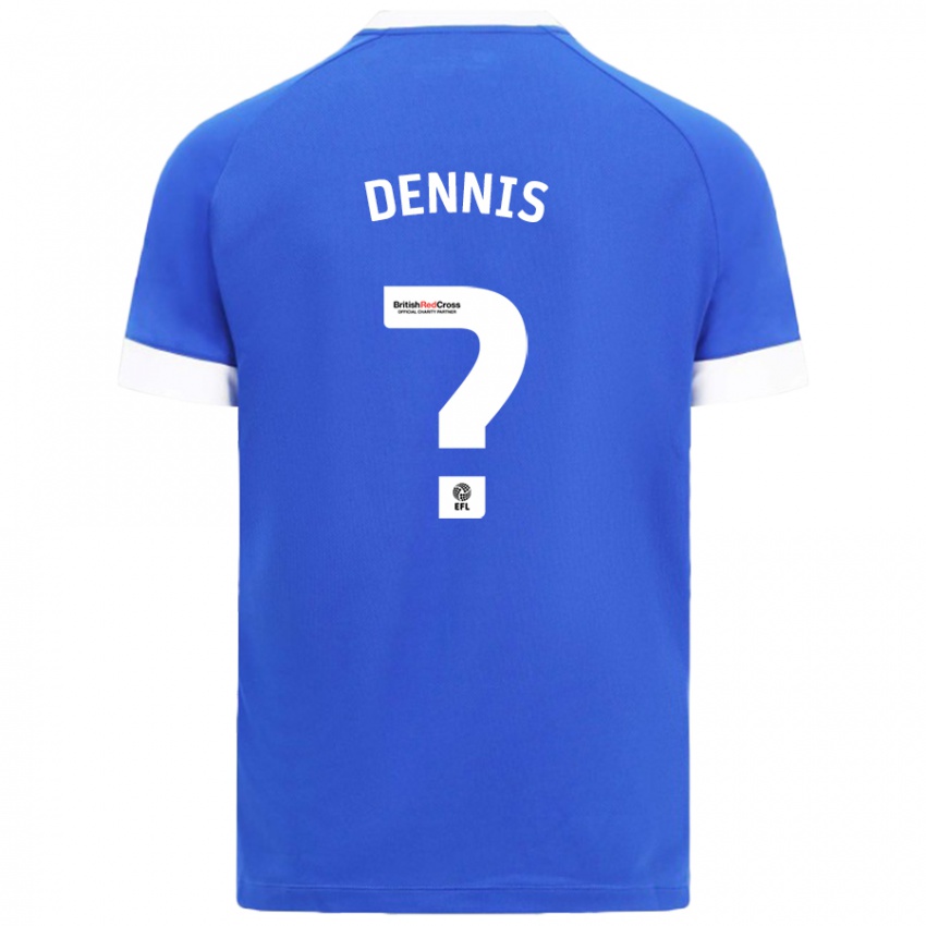 Kinder Jake Dennis #0 Himmelblau Heimtrikot Trikot 2024/25 T-Shirt