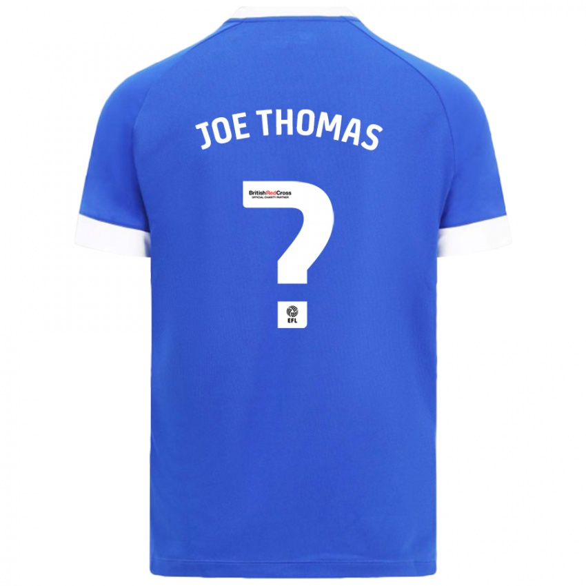 Kinder Joe Thomas #0 Himmelblau Heimtrikot Trikot 2024/25 T-Shirt