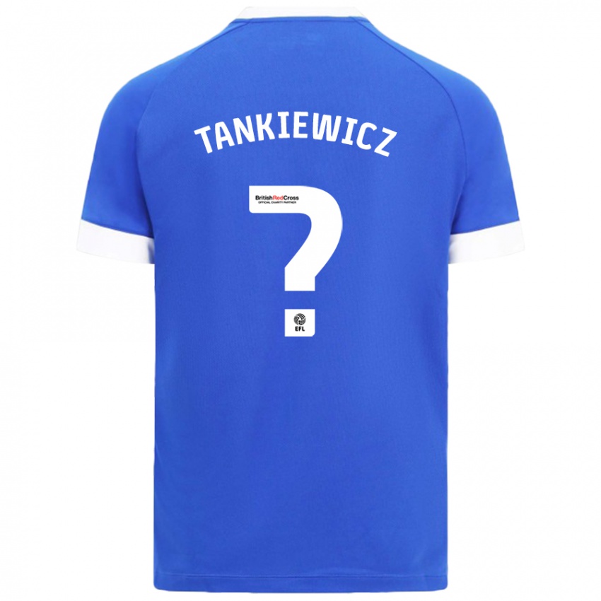 Kinder Rob Tankiewicz #0 Himmelblau Heimtrikot Trikot 2024/25 T-Shirt