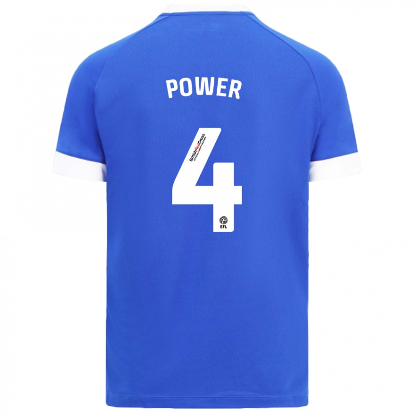 Kinder Hannah Power #4 Himmelblau Heimtrikot Trikot 2024/25 T-Shirt