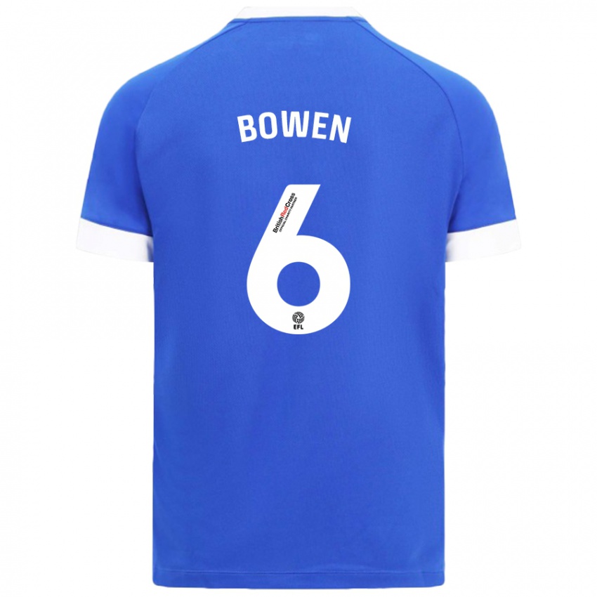 Kinder Megan Bowen #6 Himmelblau Heimtrikot Trikot 2024/25 T-Shirt