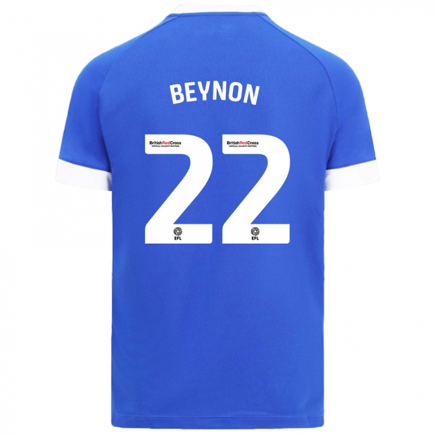 Kinder Emma Beynon #22 Himmelblau Heimtrikot Trikot 2024/25 T-Shirt