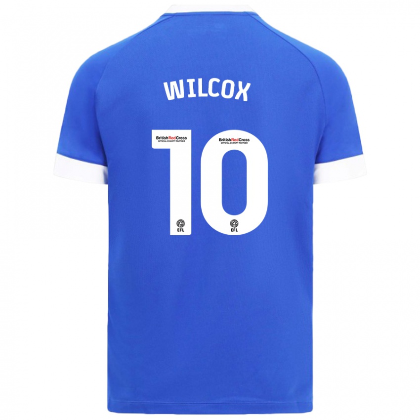 Kinder Danielle Wilcox #10 Himmelblau Heimtrikot Trikot 2024/25 T-Shirt