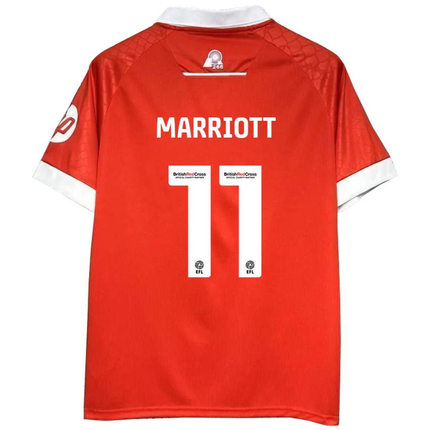 Kinder Jack Marriott #11 Rot Weiß Heimtrikot Trikot 2024/25 T-Shirt