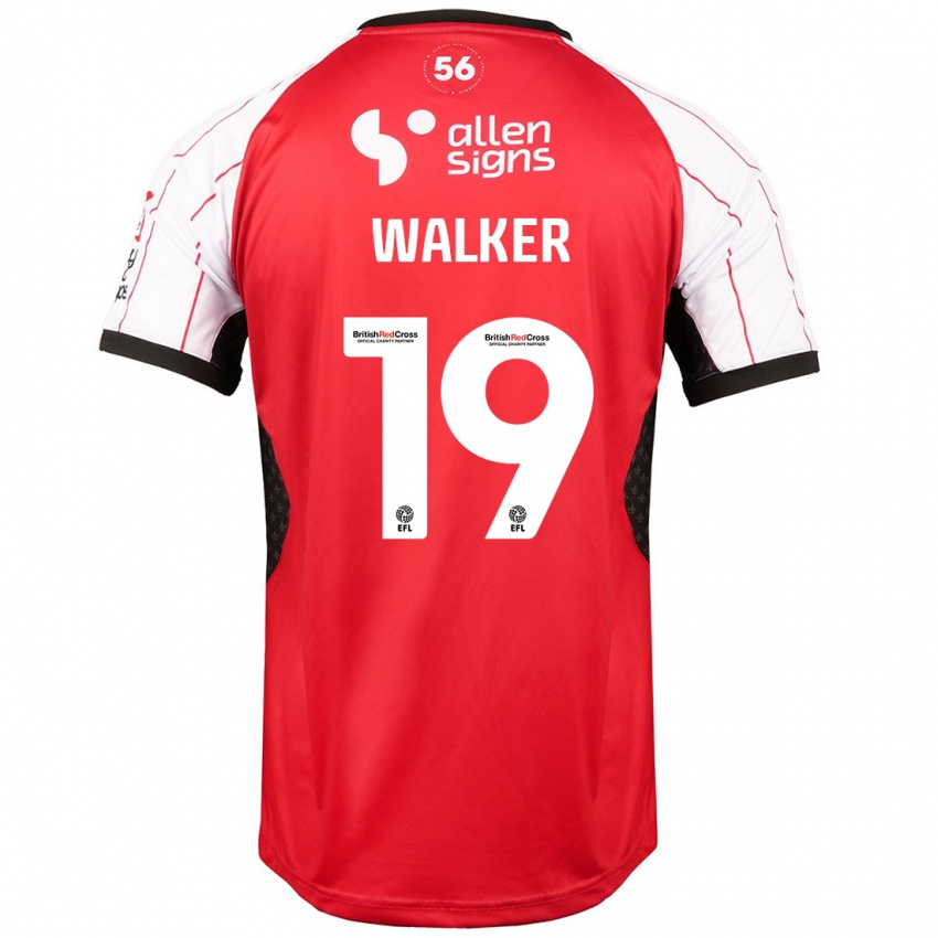 Kinder Tyler Walker #19 Weiß Heimtrikot Trikot 2024/25 T-Shirt