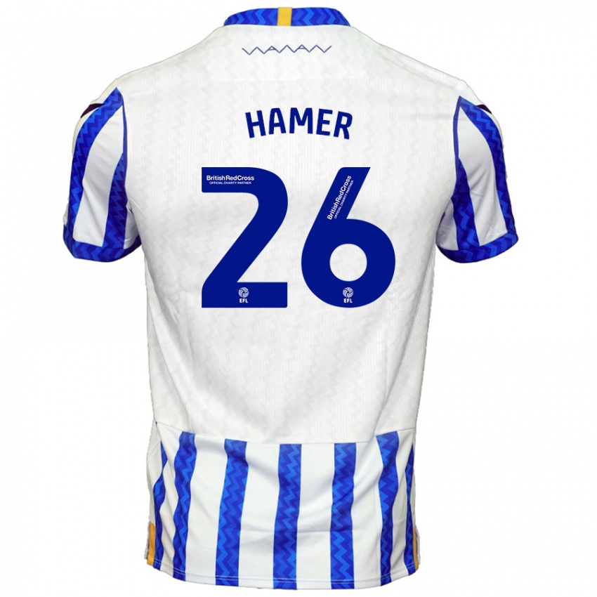 Kinder Ben Hamer #26 Blau Weiß Heimtrikot Trikot 2024/25 T-Shirt