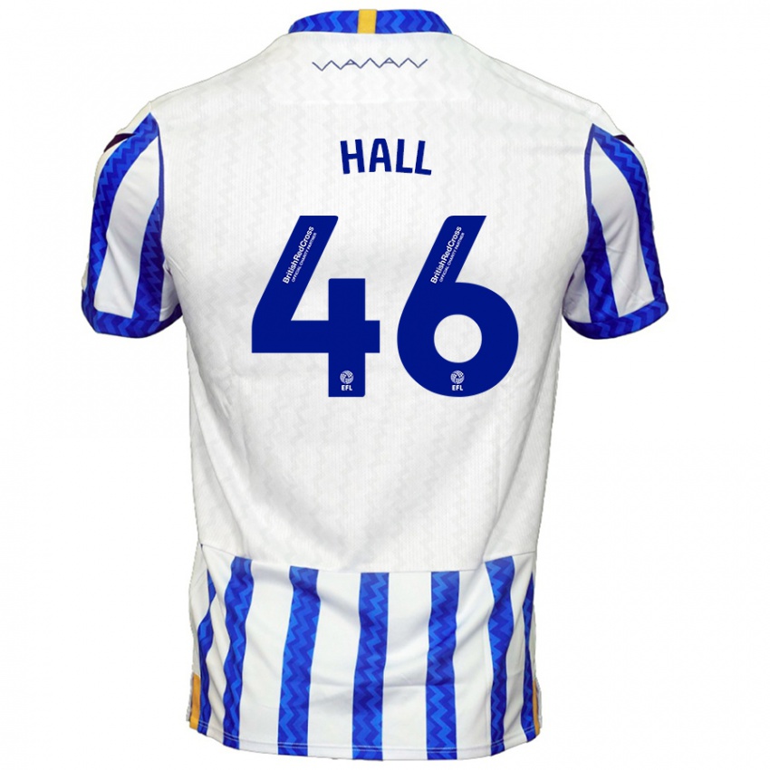 Kinder Jack Hall #46 Blau Weiß Heimtrikot Trikot 2024/25 T-Shirt