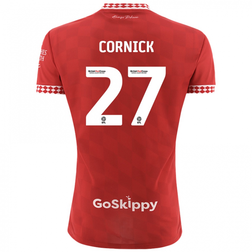 Kinder Harry Cornick #27 Rot Heimtrikot Trikot 2024/25 T-Shirt