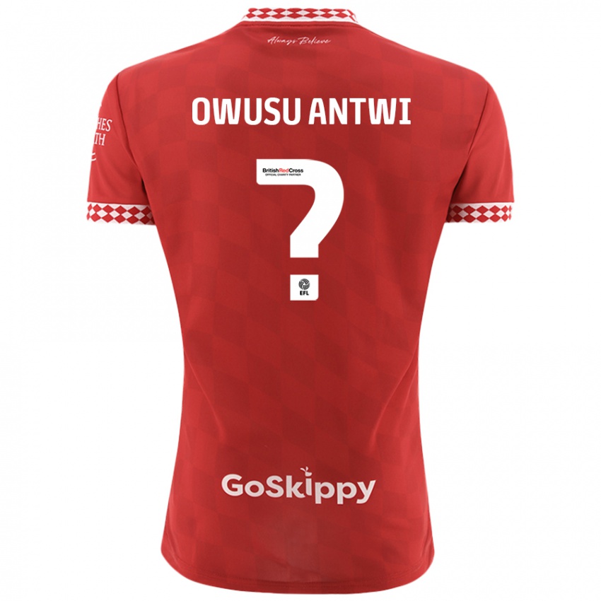 Kinder Filbert Owusu-Antwi #0 Rot Heimtrikot Trikot 2024/25 T-Shirt