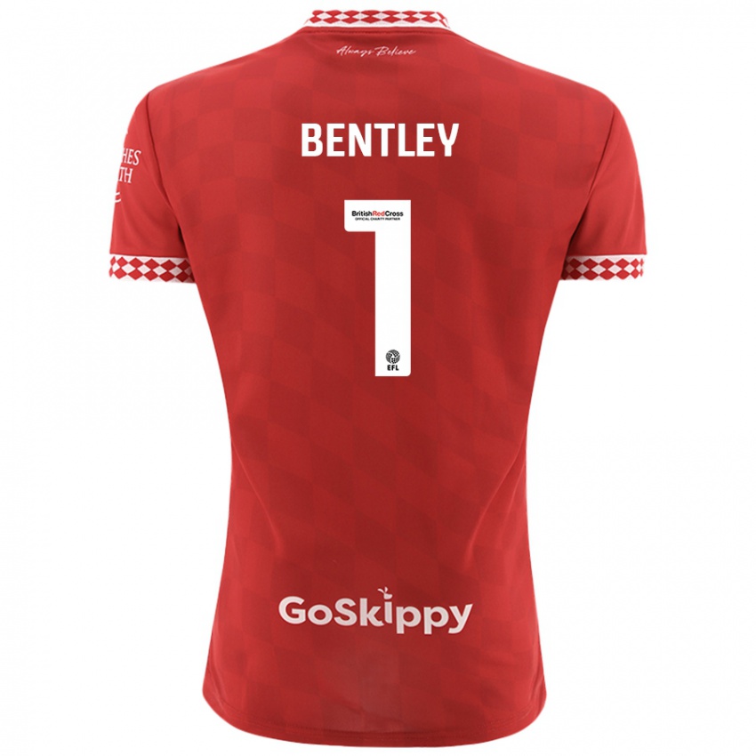 Kinder Fran Bentley #1 Rot Heimtrikot Trikot 2024/25 T-Shirt