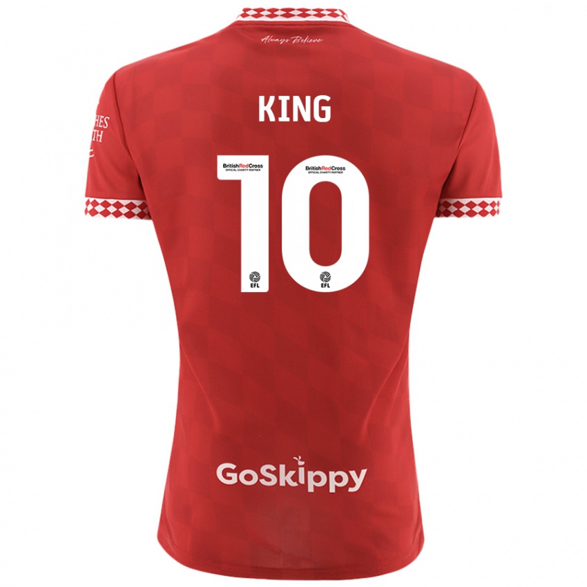 Kinder Andy King #10 Rot Heimtrikot Trikot 2024/25 T-Shirt